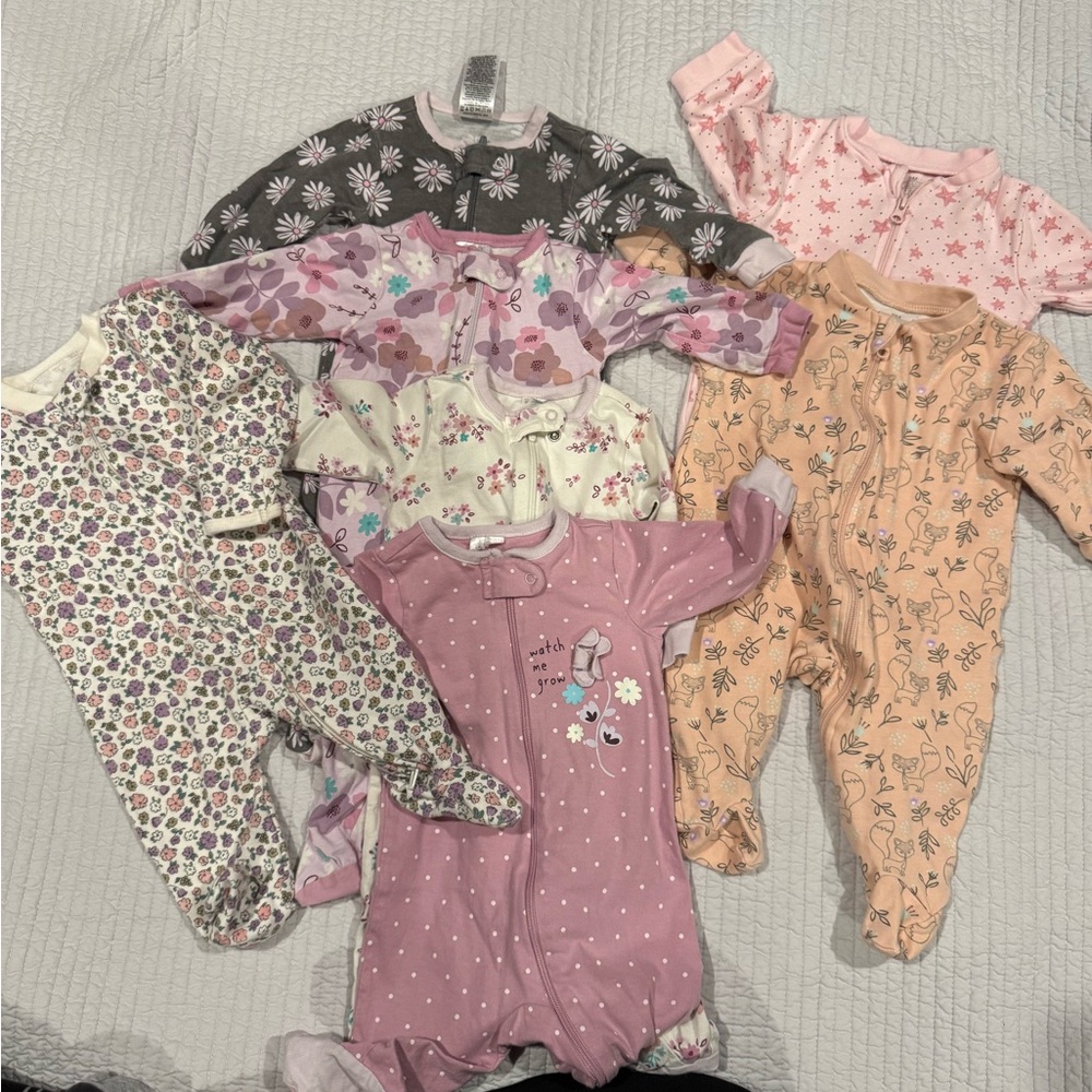 Carter's, Gerber and no label Footies Set